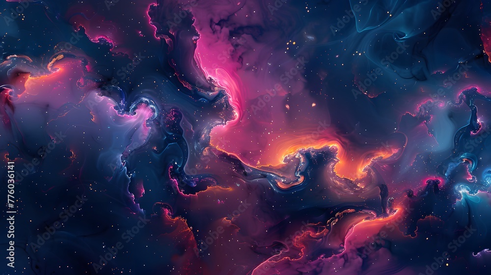 abstract space nebula background