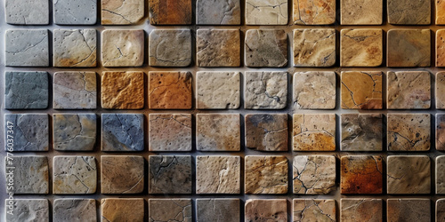  tiles on the wall background