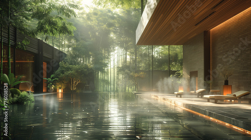 morning in the spa