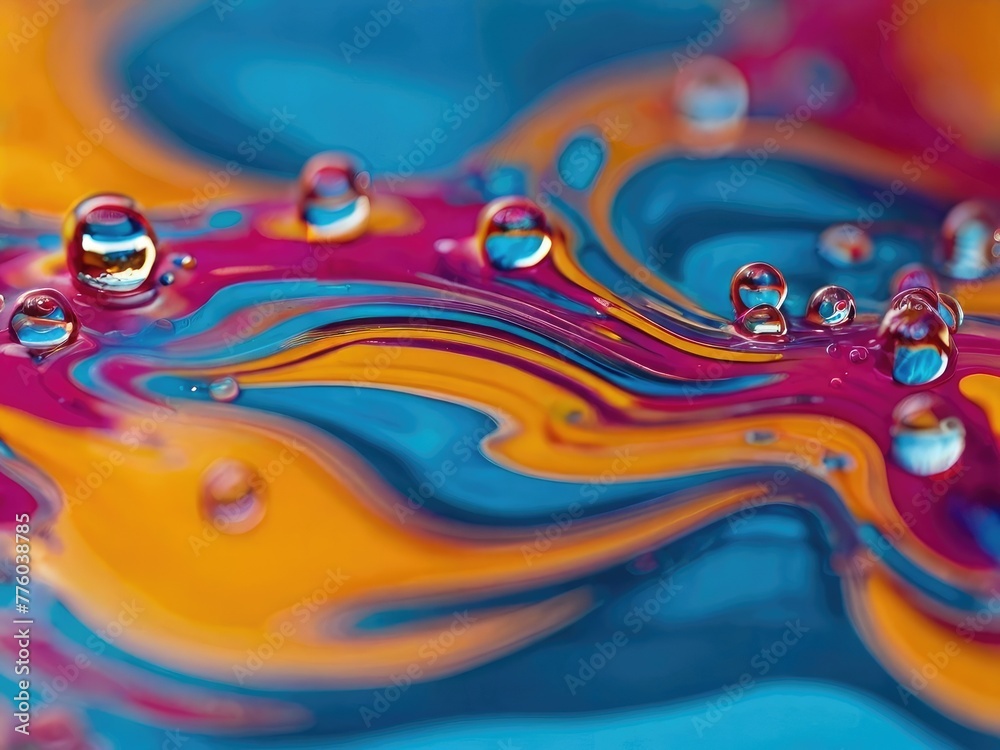 a close up of the water with orange and yellow bubbles a close up of the water with orange and yellow bubbles