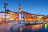 Ascona, Switzerland Townscape on the shores of Lake Maggiore