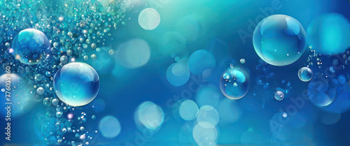 dark blue background with stars and bubble