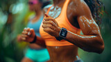 Rain-Soaked Workout: Syncing Fitness Data Outdoors