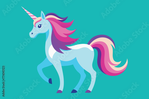 Unicorn Vector Illustration design