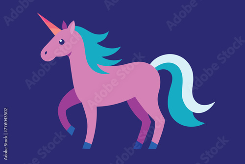 Unicorn Vector Illustration design