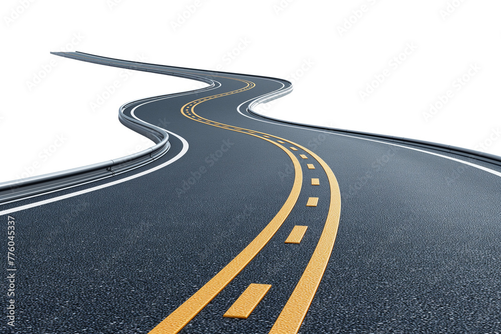 Obraz premium Curved highway