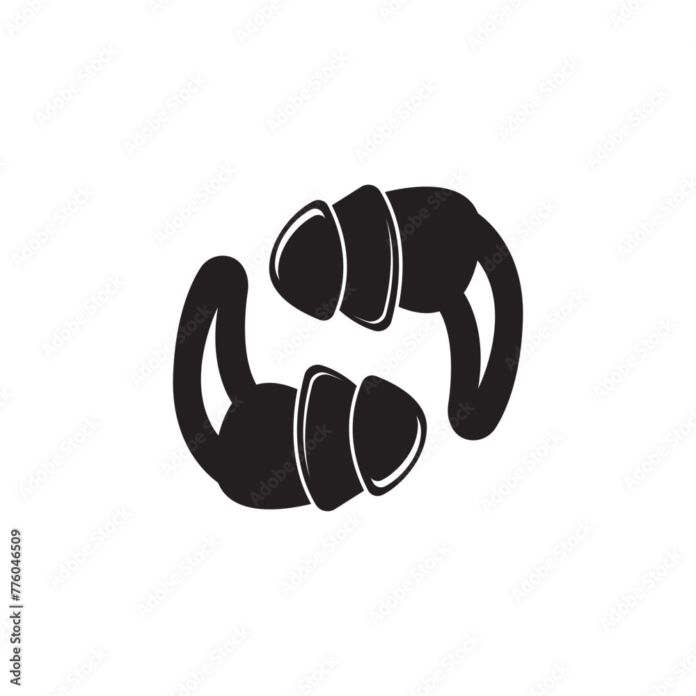 Earmuffs icon vector illustration symbol design Earmuffs icon vector illustration symbol design