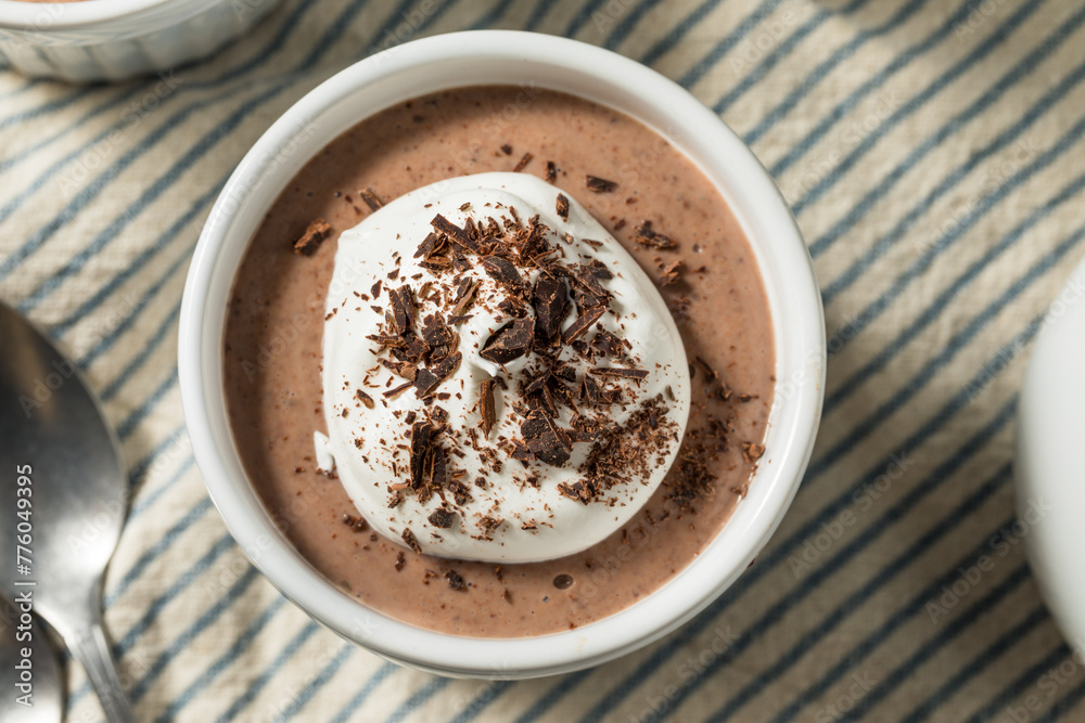 Vegan Homemade Tofu Soy Chocolate Pudding Vegan Homemade Tofu Soy Chocolate Pudding