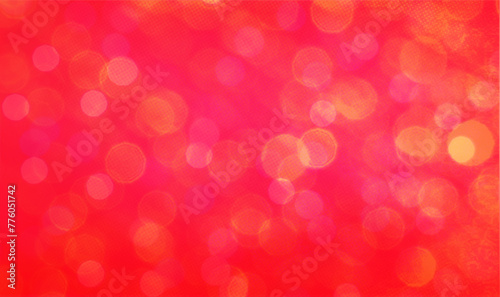 Red bokeh background banner for Party, greetings, poster, ad, events, and various design works