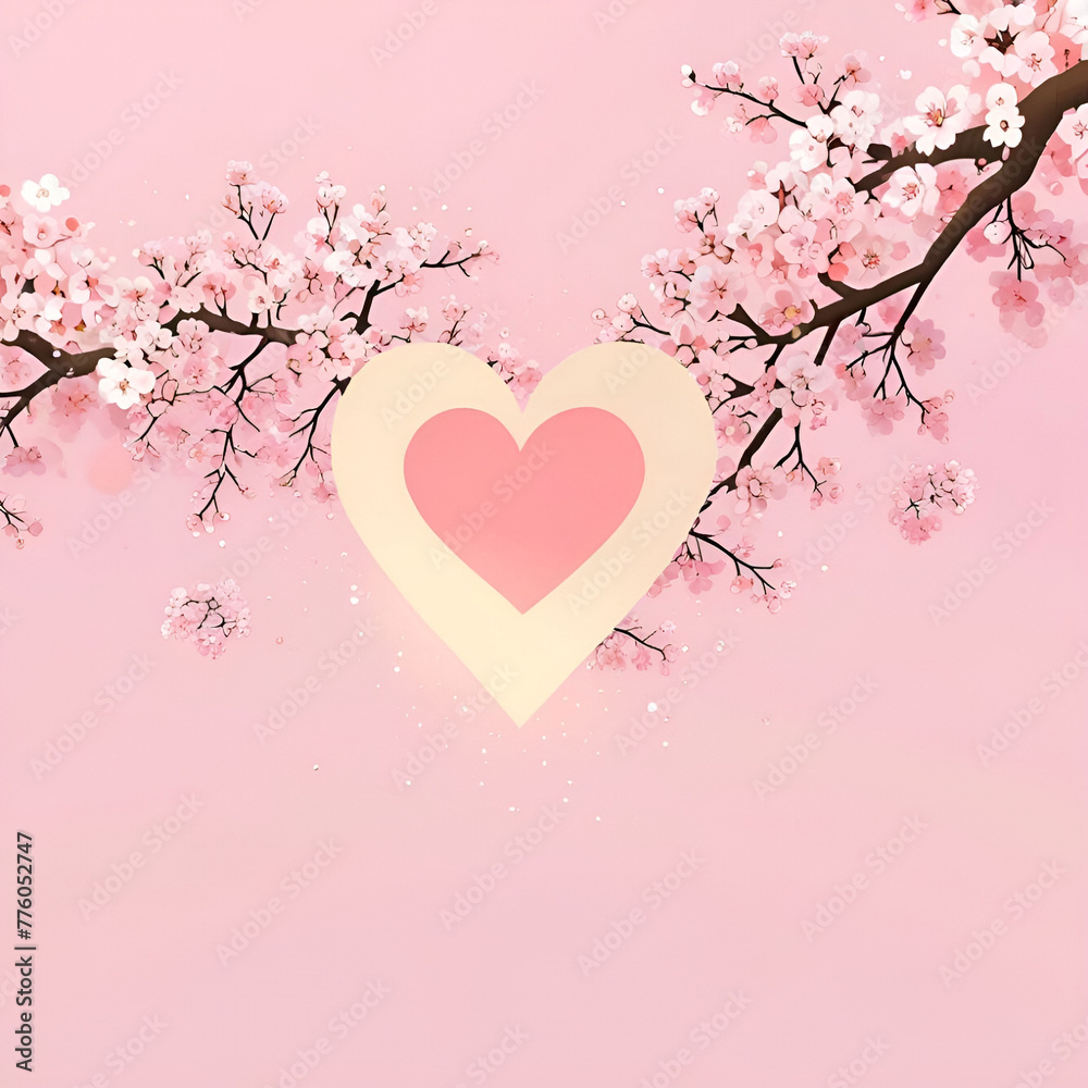 Light_yellow_background_only_pink_3D_heart_in_the_cent_1.Generative AI
