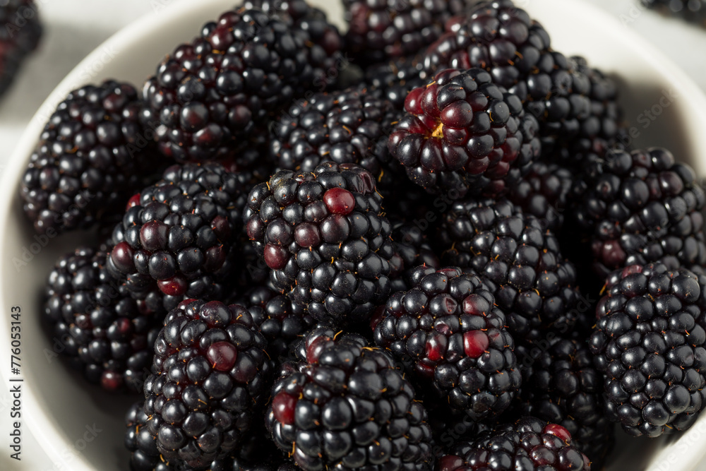Organic Healthy Raw Blackberries Organic Healthy Raw Blackberries
