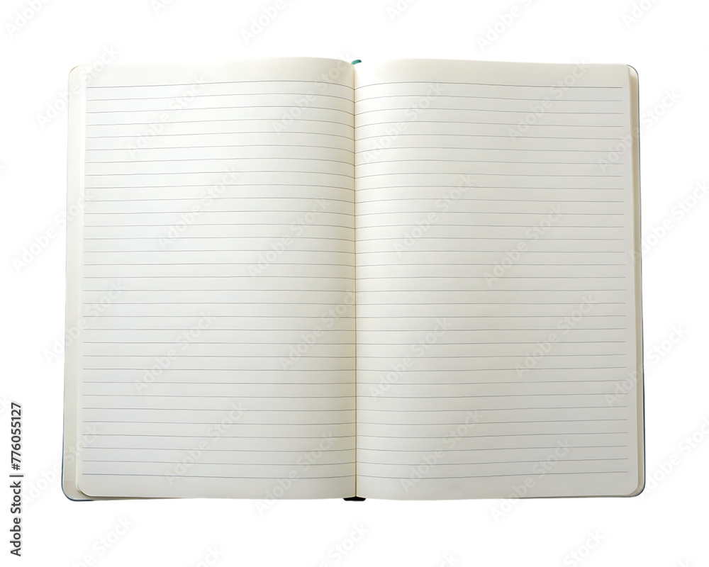 opened notebook isolated on background opened notebook isolated on background