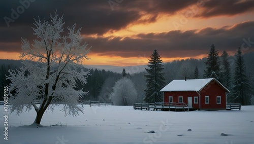 house in the snow © amir