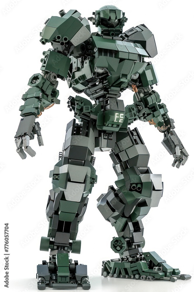3D rendering of a military-grade mech robot clad in robust armor, designed for combat operations in hostile environments, emphasizing its resilience and firepower.
3D rendering of a military-grade mech robot clad in robust armor, designed for combat operations in hostile environments, emphasizing its resilience and firepower.