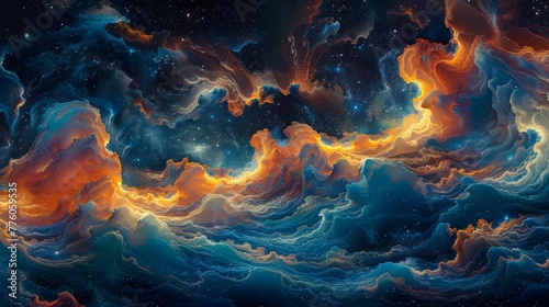 Dreamlike depiction of the Challenger Deep, with swirling colors and fantastical elements.