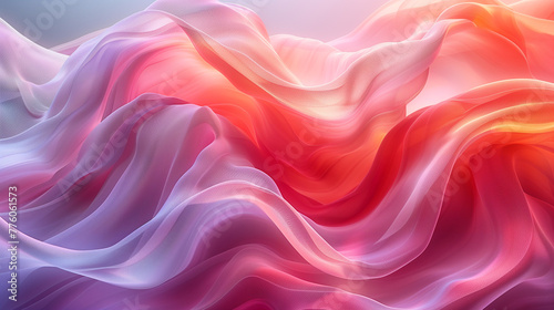 Abstract background with smooth shapes.