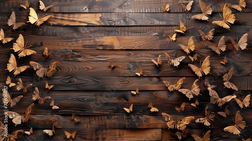 Wooden background with a pa...