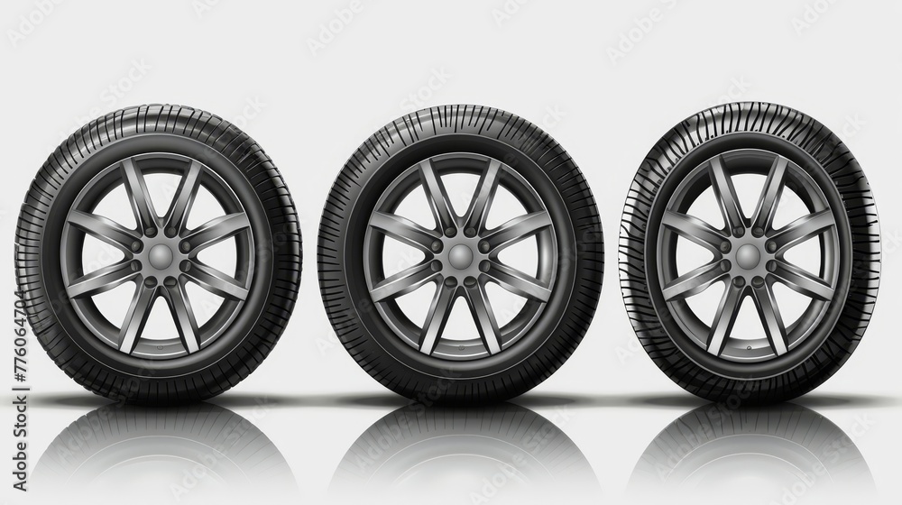 Collection car tires