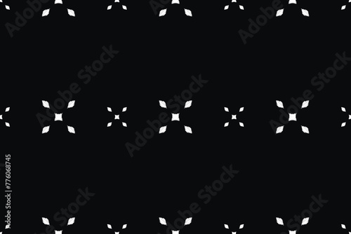 Traditional Ethnic ikat motif fabric background pattern geometric .African Ikat embroidery Ethnic oriental pattern black background wallpaper. Abstract,vector,illustration.Texture,frame,decoration.