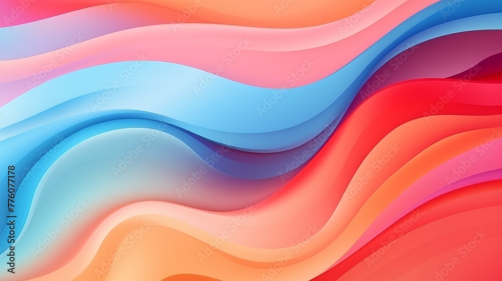 Fluid Abstract Vibrant Color Fluid Abstract Vibrant Color