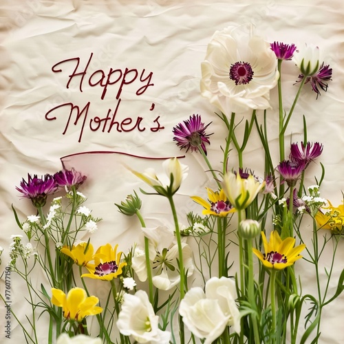 Mother's Day greeting card.