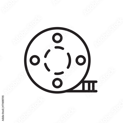 Cinematography Clapper Filmmaking Line Icon