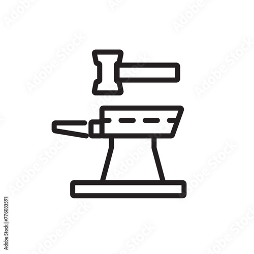 Metal Metallurgy Production Line Icon