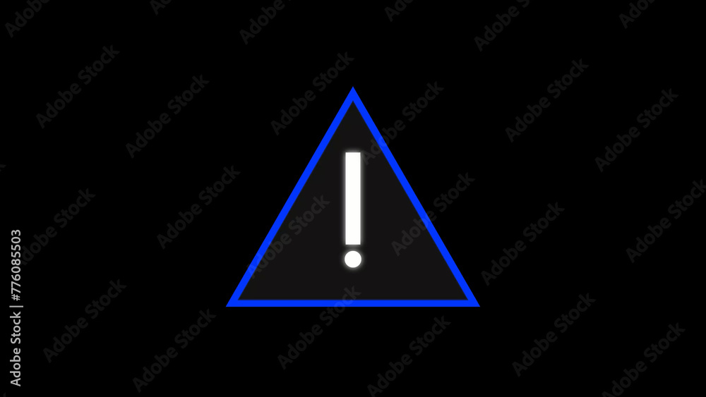 Caution warning signs set. Exclamation marks Caution warning signs set. Exclamation marks