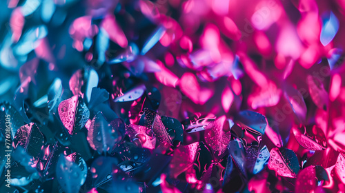 Stoney, diamond background, cardboard in pink and blue colors photo