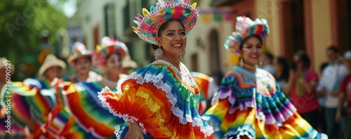 Cinco de Mayo street fiesta, music and dance, culture celebrated
