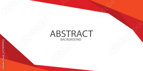 Abstract modern red background with geometric shape