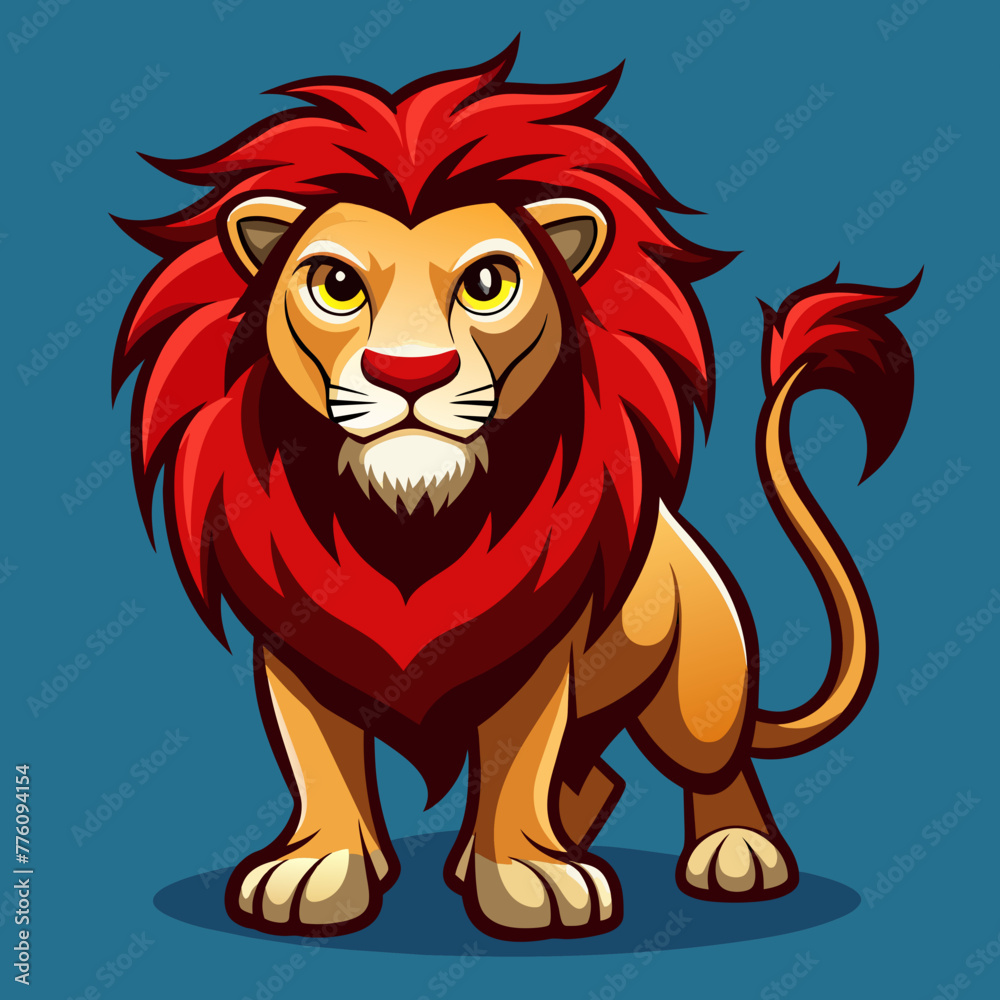 lion-mascot vector design 