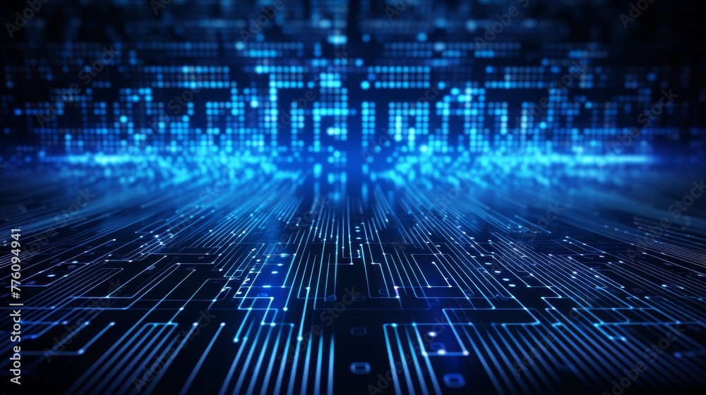 Neon Binary Blueprint, Futuristic Data Concept - Cybersecurity Pattern Neon Binary Blueprint, Futuristic Data Concept - Cybersecurity Pattern