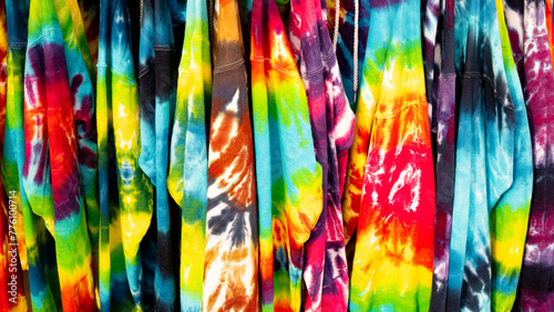 Handmade craft dyed fabric
