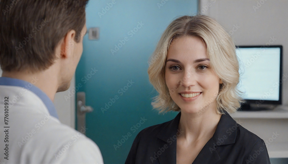 Fototapeta premium friendly woman doctor