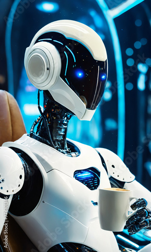 female cyborg astronaut