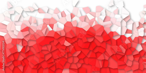Abstract Seamless Multicolor Broken Stained-Glass Geometric Retro Tiles Pattern Quartz Crystal 3D Voronoi Diagram for Fabric Printing, Website Bg, Presentations, Brochures, & Luxury/Premium Packaging.
