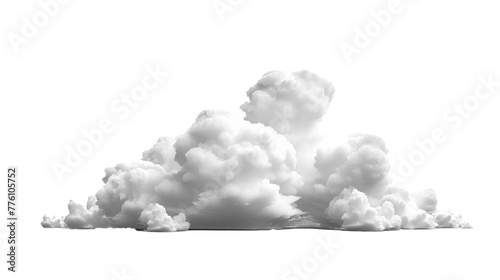smoke from a chimney isolated on transparent background.