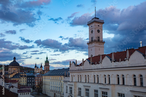 View on Lviv city hall © Ruslan