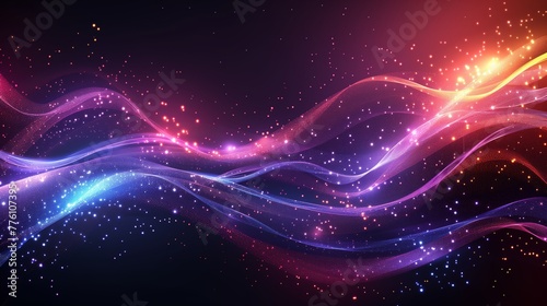 abstract gradient wave technology background. Network and technology concept.
