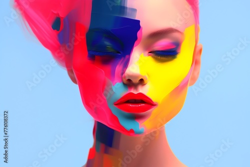 Colorful Oil Paint 3D Animation: A Vibrant of Digital Art