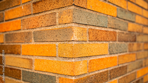 Brick wall corner