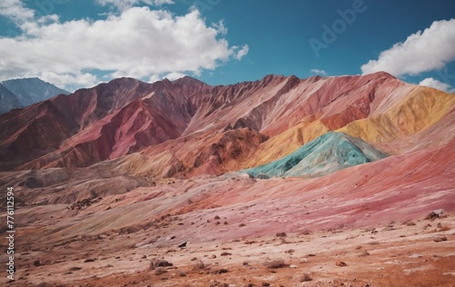 Colorful mountains in Death Valley