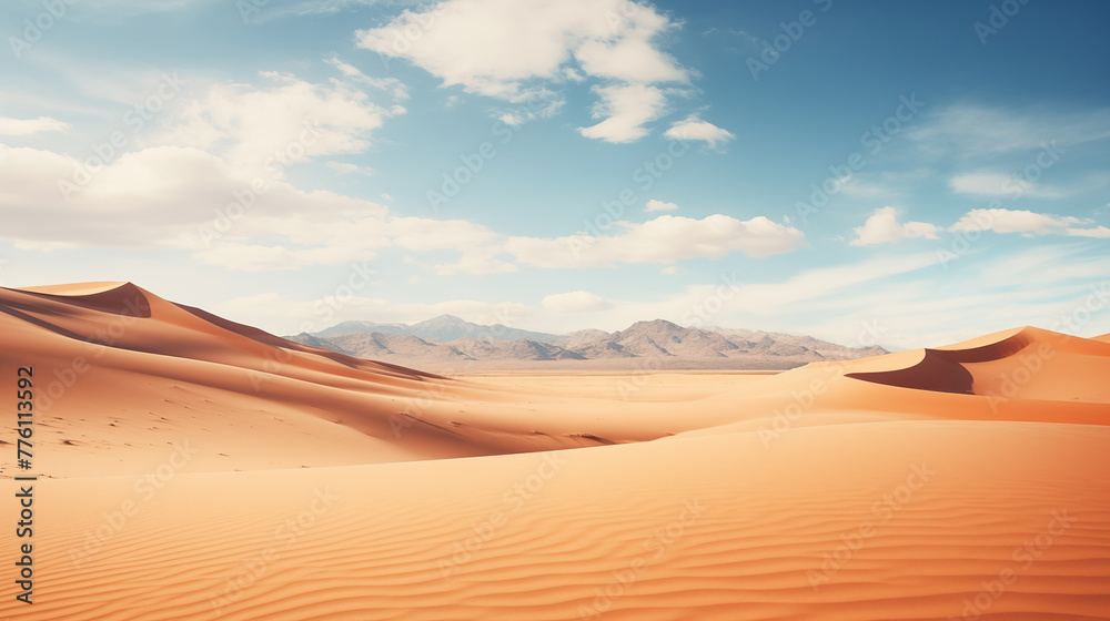 Beautiful Landscape View of Desert.