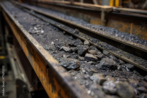 Coal Transport Close-Up