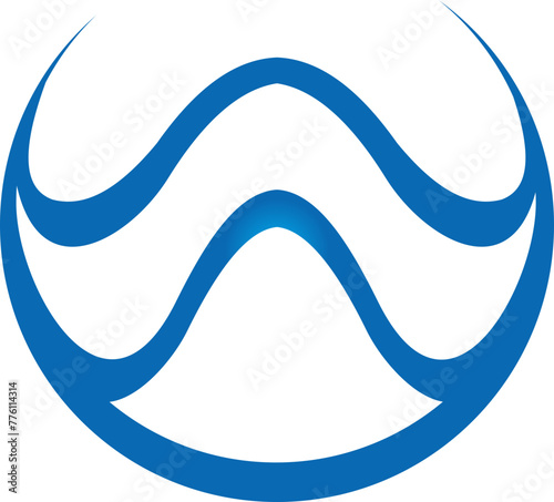 water wave sea abstract company logo. illustration of an background with waves background with wave