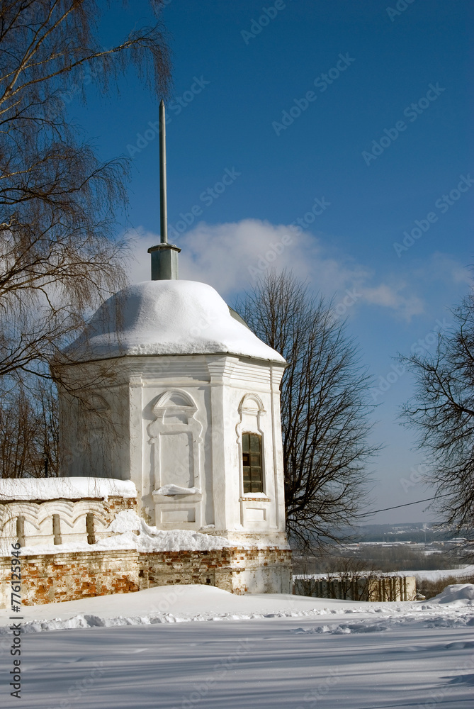 Church in the snow