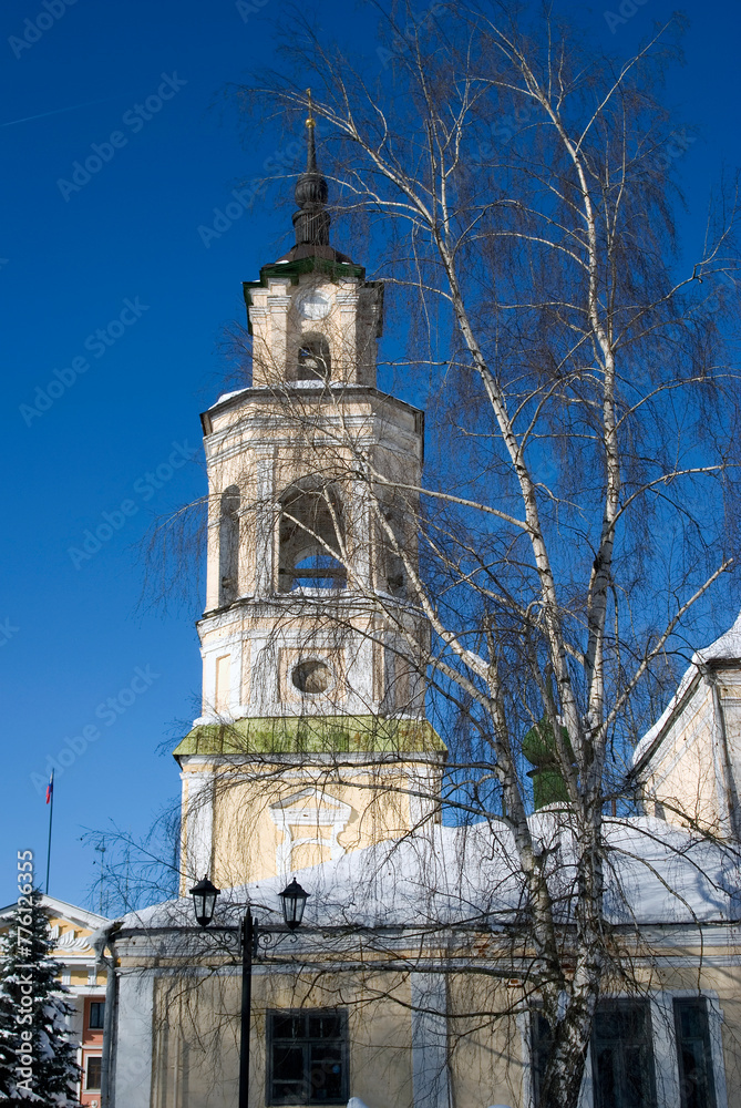 Clock tower of the church