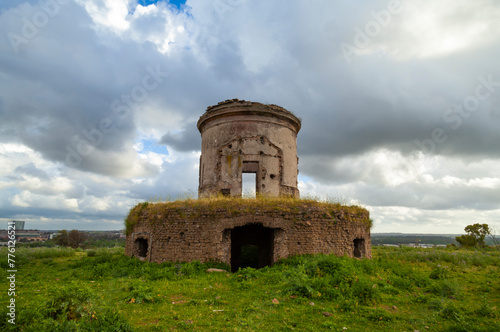 Ruins of Torre Righetti in Montecucco park - Rome photo