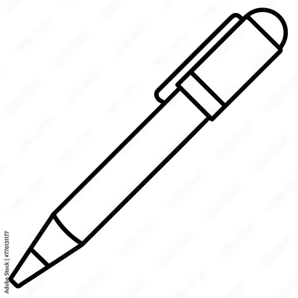 Fototapeta premium pen and pencil